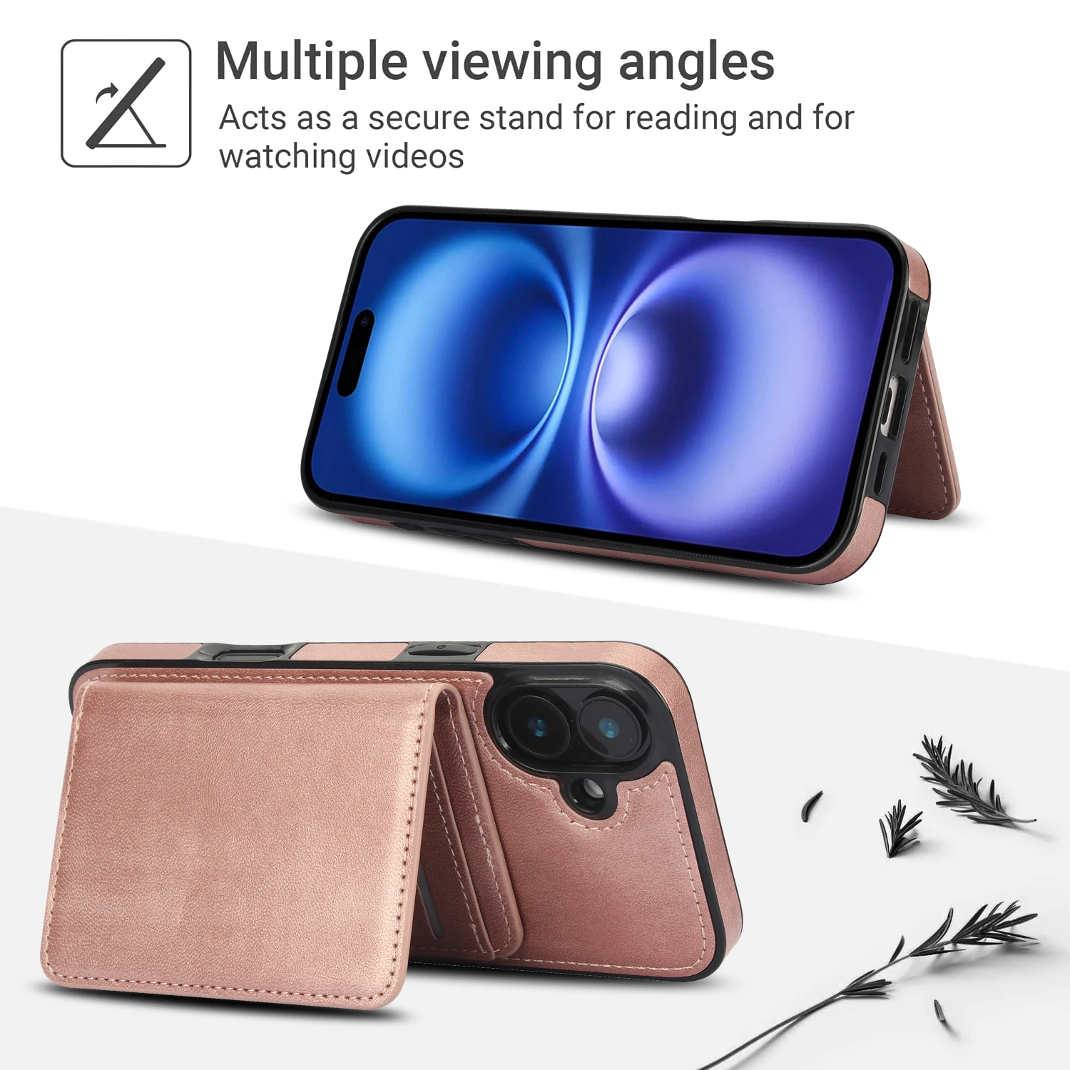 2 in 1 Detachable Magnetic Zipper Cards Solt Wireless Charging Case For iPhone 16 Pro Max 15 Plus 14 13 12 11 SE 2024 Bag Cover