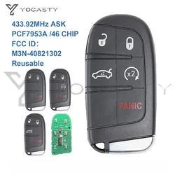 YOCASTY M3N-40821302 Smart Remote Car Key 433MHz 46 Chip For Dodge Challenger Durango 300 Charger Journey2011-2017