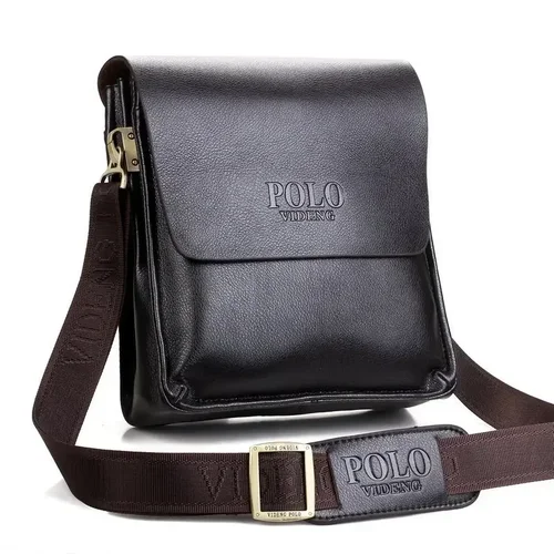 El bolso de hombro de negocios de ocio Polo bolso vertical hombre tendencia bolso de hombro inclinado