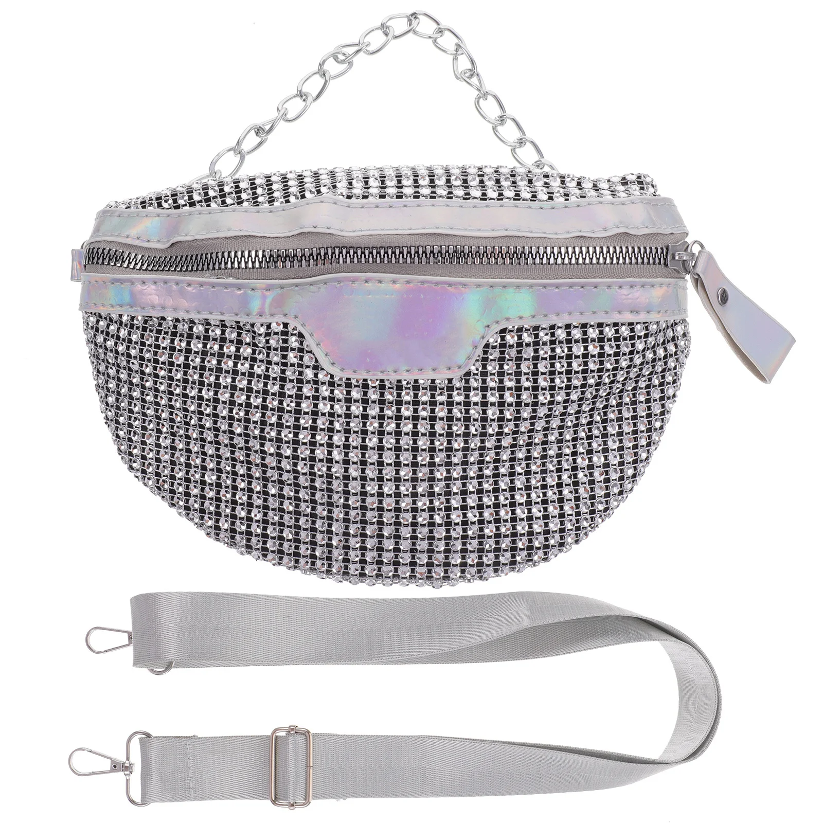 

Shiny Waist Pouch for Women Fashionable Fanny Pack Lightweight Storage Bag for Travel Shopping Work Outdoor Daily Use