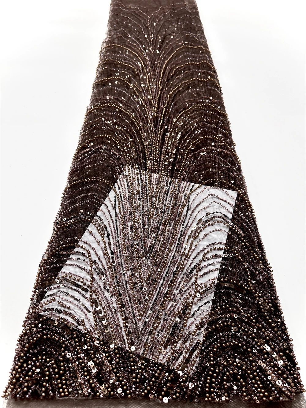 أحدث قماش دانتيل ترتر أفريقي 2025 شمسيّة دانتيل عالية الجودة مطرز قماش شبكي 5 ياردات لفستان حفلات الزفاف