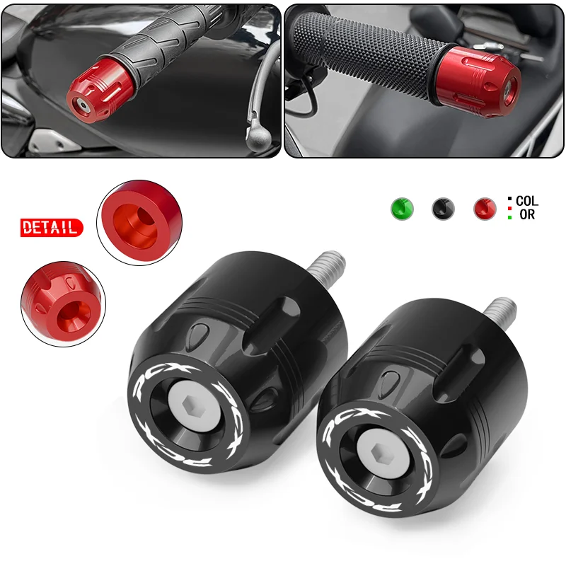 

Motorcycle 7/8" 22MM Handlebar Grip Ends Plugs Anti Slider Cap For PCX160 PCX125 PCX150 NSS750 NSS350 Handle Bar Grip pcx nss750