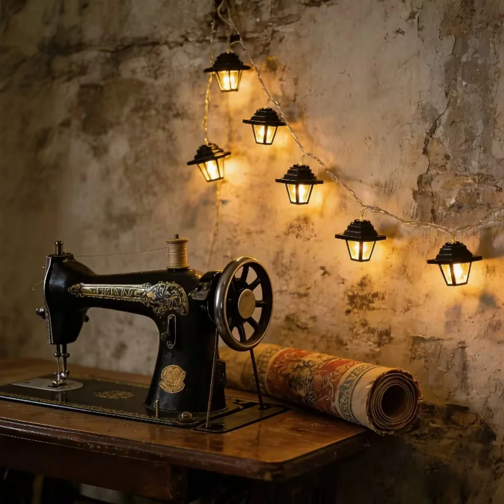 Vintage Palace LED Fairy Lights, Cute Battery String for Xmas Ramadan Wedding Party Window Indoor Holiday Decor Ornament