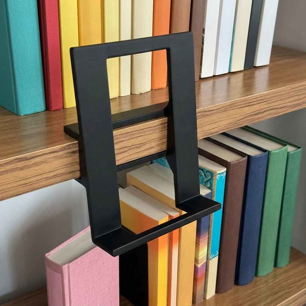 ABJF-Book Display Shelf Decorative 3D Printed Floating Storage Stand Bookcase Book For Home Library Classroom