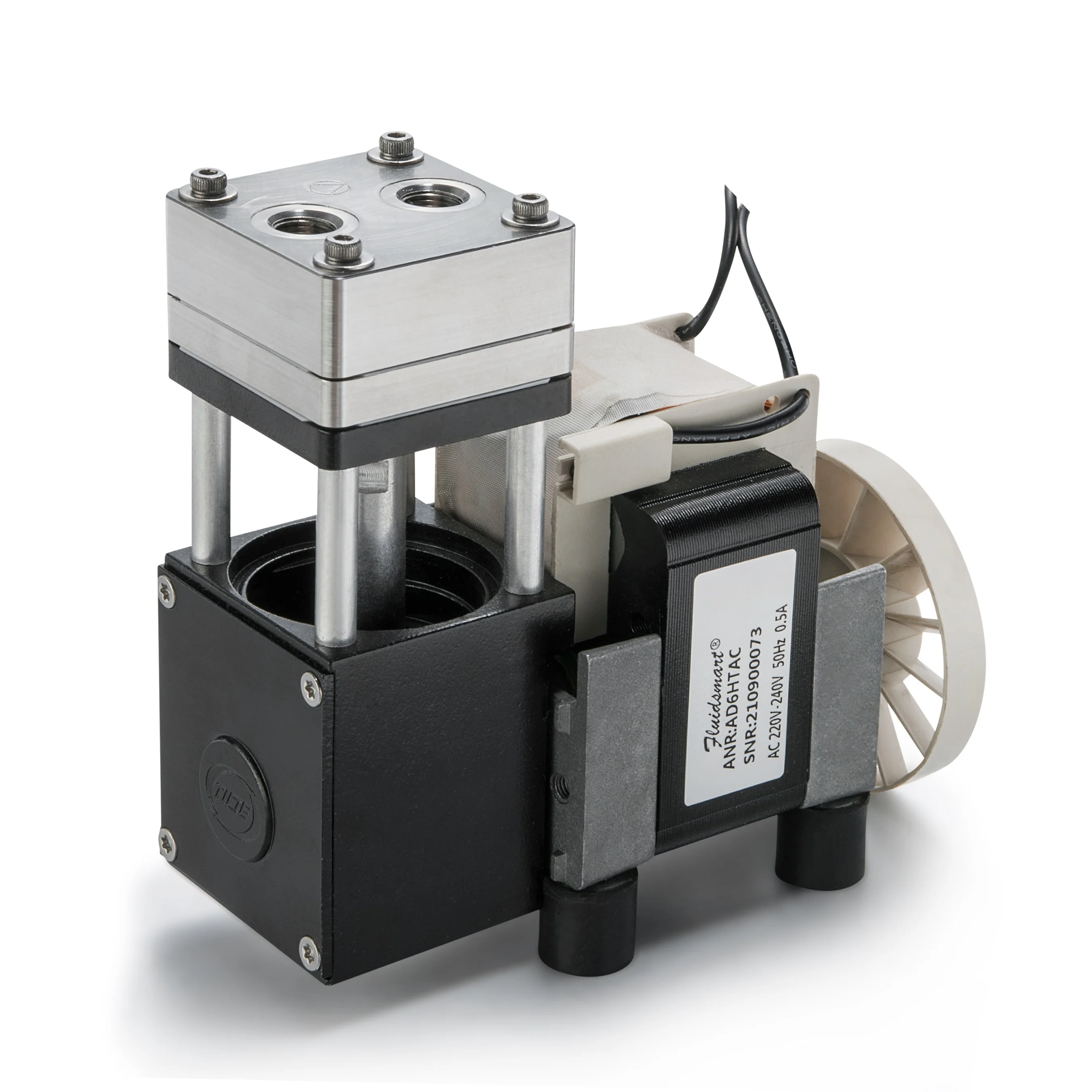 

Fluidsmart 230v Ac Vacuum Air Pump High Temperature Oilless Gas Sample Pump Stainless Steel Anti-corrosion Micro Diaphragm Pump