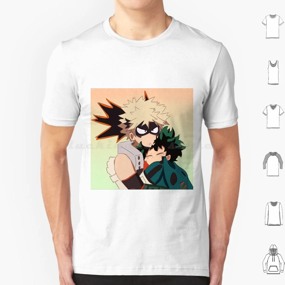 Bakudeku Hug T Shirt Cotton Men Women DIY Print Boku No Hero Academia Bakudeku Katsudeku Midoriya Izuku Bakugou Katsuki