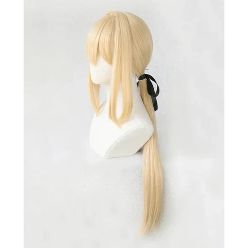 قمامة الدببة البنفسجي Evergarden شعر مستعار مقاومة للحرارة الاصطناعية ضوء الشعر تأثيري الباروكات 2025 جديد