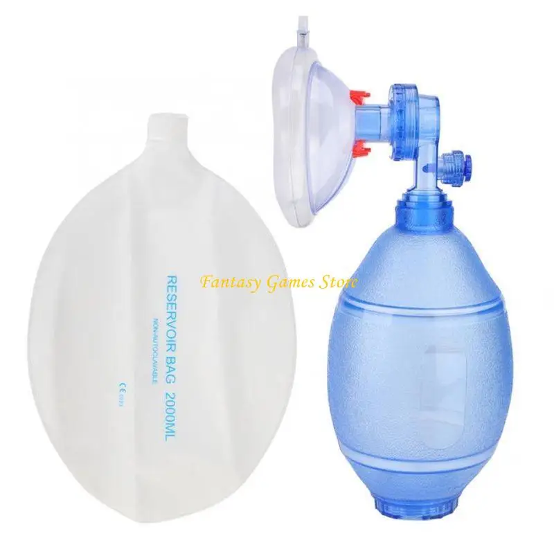 البالغين/الأطفال/يدليين رضع الإنعاش PVC Ambu Bag Bag Oxygen Tube Tube