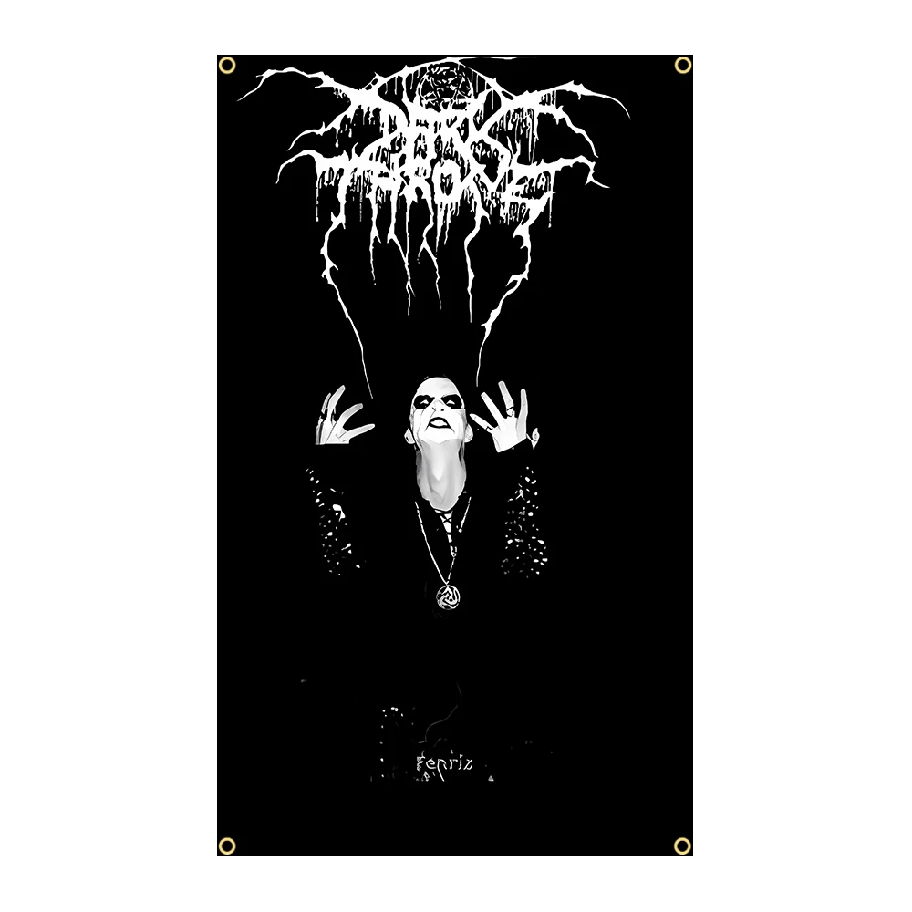 90x150cm 3X5FT Darkthrone True Norwegian Black Metal Flags Polyester Printed Banner For Decoration