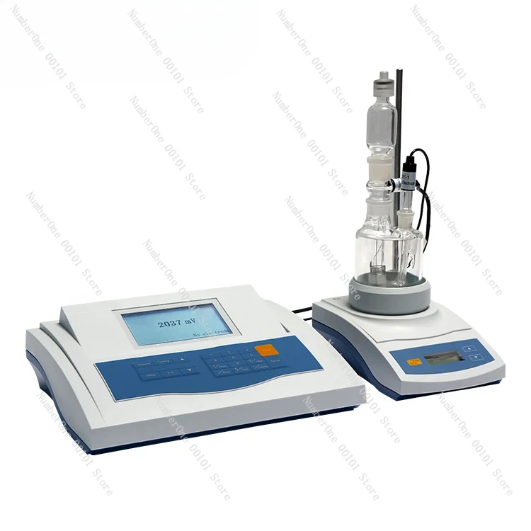 lab micro volumetric potentiometric karl fisher fischer titrator coulometer moisture analyze machine test instrument