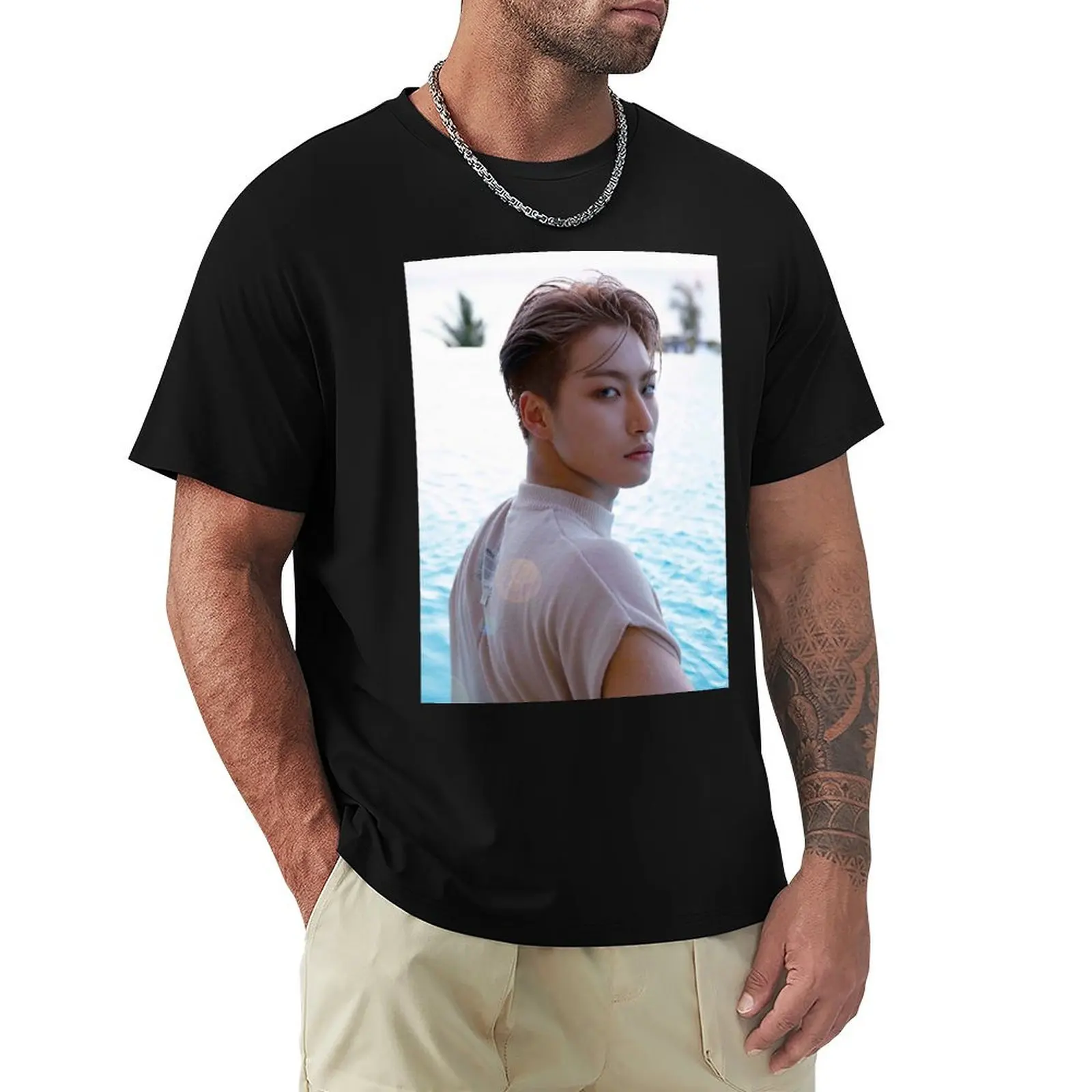 

Ateez Seonghwa T-Shirt T-shirts oversize sports fans custom shirt men tshirt