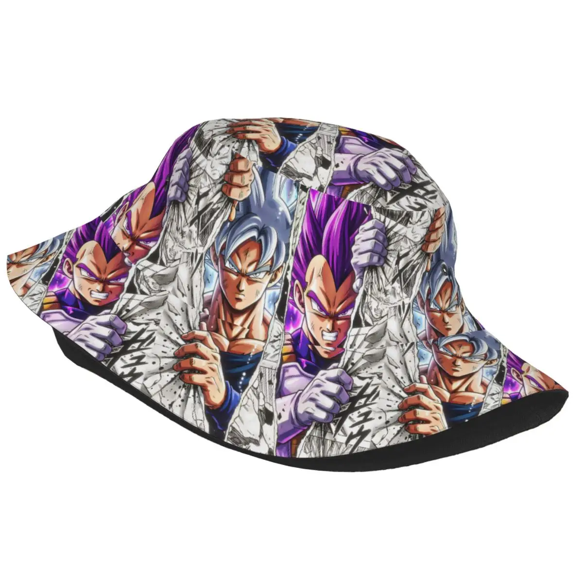 Teen Bucket Hats Dragon Ball Vegeta Goku Summer Travel Outdoor Sports Fishing Fisherman Hat Out Of The Comic Bob Hat Gift