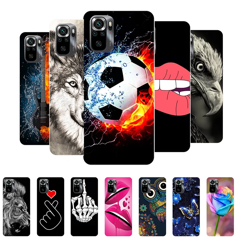 for Xiaomi Poco M5S Case Poco M6 Pro 5G Football Soft Silicone Back Cases for Xiaomi Poco M5S M 5S Phone Cover for PocoM5S Funda