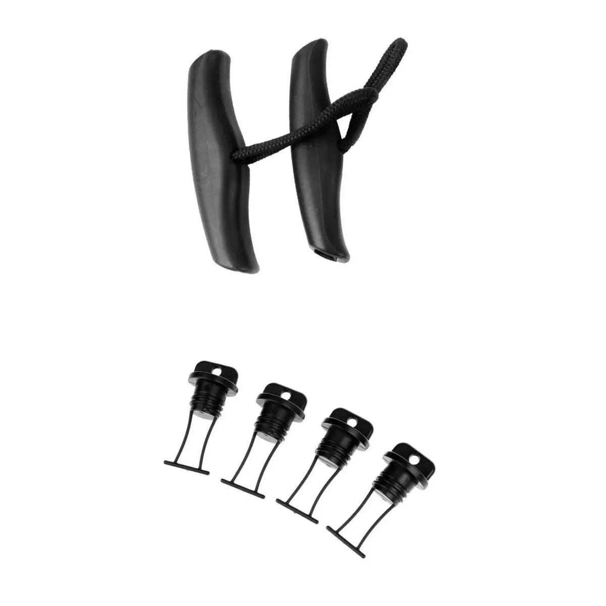 

Boat Drain Plug Nylon Threaded Hull Bung Kayak Pull Handle Replacement for Yacht Dinghy Canoe Marine