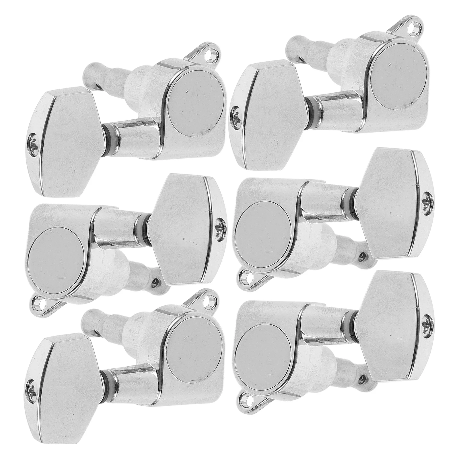 

6pcs Guitar Tuners Full Closed Locking Pegs Classical Keys Machines Electric Knobs Parts Semiclosed Head String Precision
