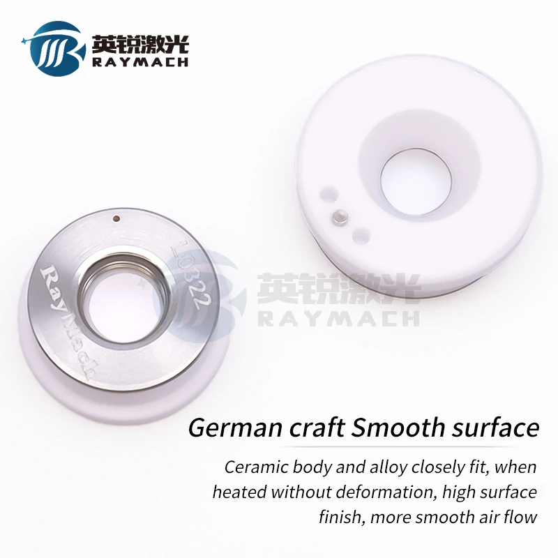 Fiber Laser Ceramic D32M14 Raytools Head BS12K Consumable Parts WSX BodorFiber Cutting Head Spare Parts D28 3D M8 Ceramic Holder