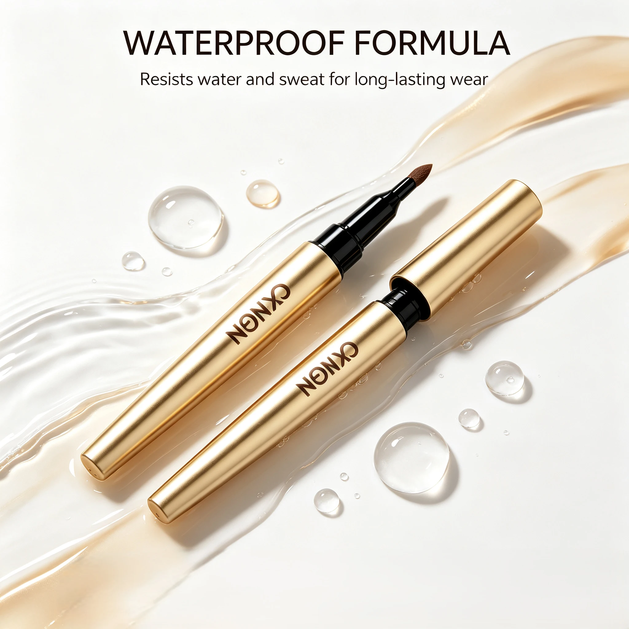 Ultra-fine Precision Eyeliner Pen Waterproof Sweat-proof Long Lasting No Smudge Black & Brown
