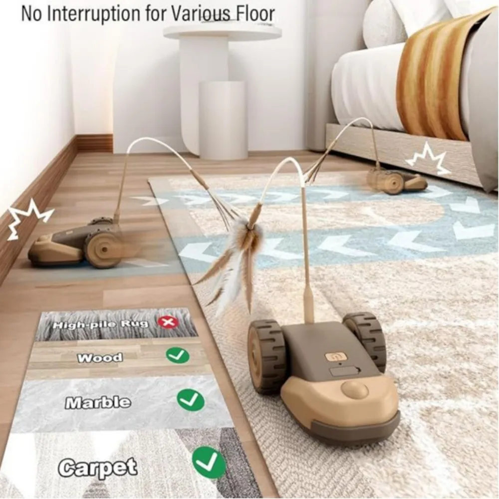 لعبة القط الذكية 2 وضع التلقائي تتحرك اللمس الاستيقاظ لعبة سيارة للقطط الكلاب اللعب التفاعلي هريرة التدريب مستلزمات الحيوانات الأليفة