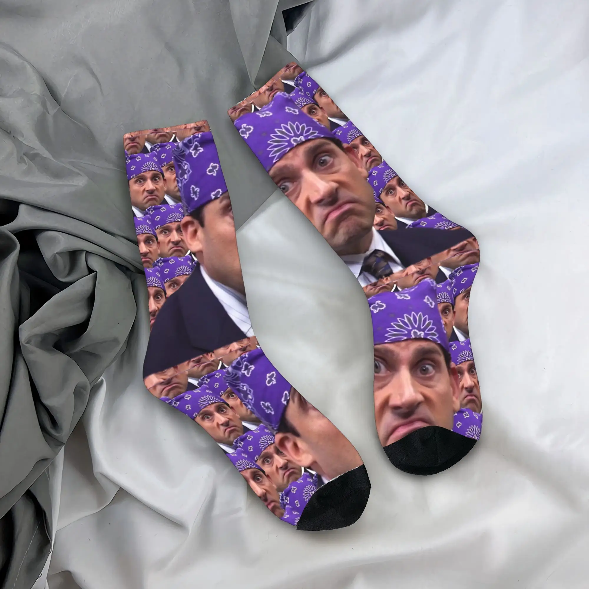 Men Socks Prison mike multiplied The Office Stockings Winter Fashion Soft Socks Design Running Anti Sweat Socks