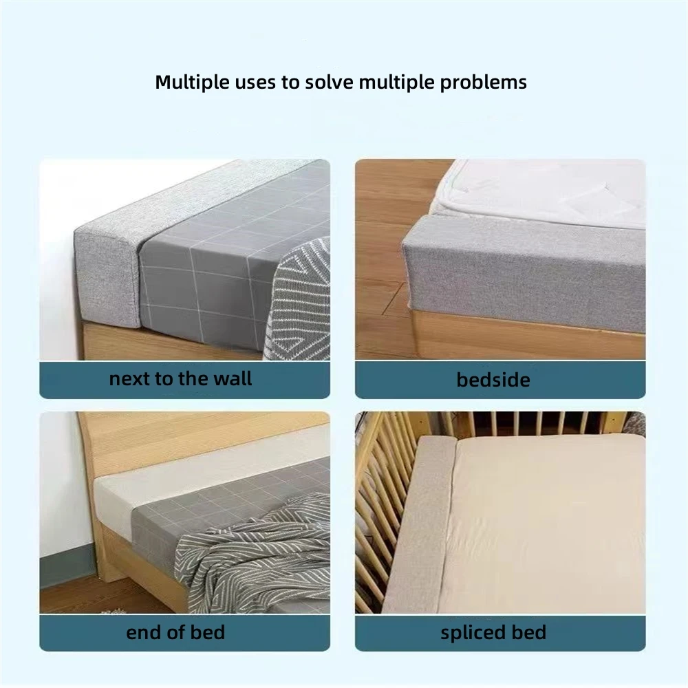 Bed Gap Filler Mattress Extender Mattress Gap Filler Headboard Pillow Close Gap Between Mattress Headboard and Wall for Bed/Sofa