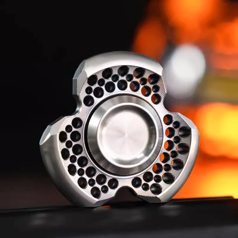 Metal Stainless Steel EDC Hand Fidget Spinner Rotating Roller Spinning Top Tip Relieve Stress Reducing Toys Anti Anxiety Men