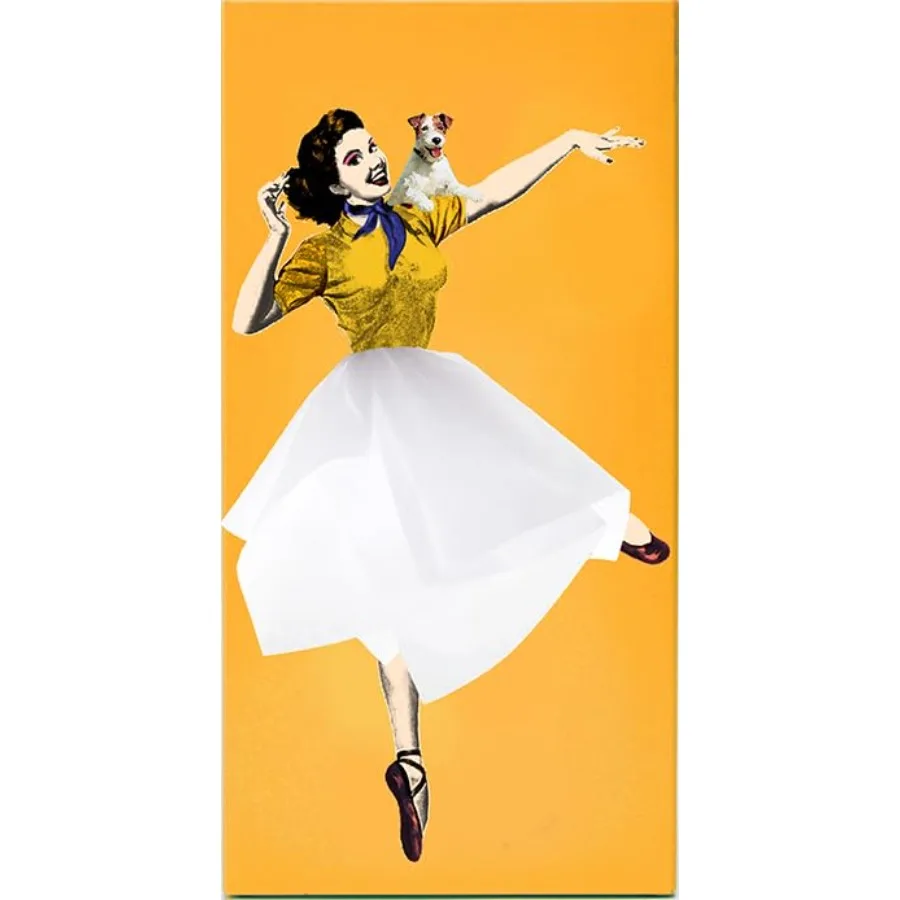 

Flying Skirt® Tissue Box - The Original Award-Winning Lady Skirt Design, Resin Pop Art, Weighted Metal Base, Made in Korea, Pre