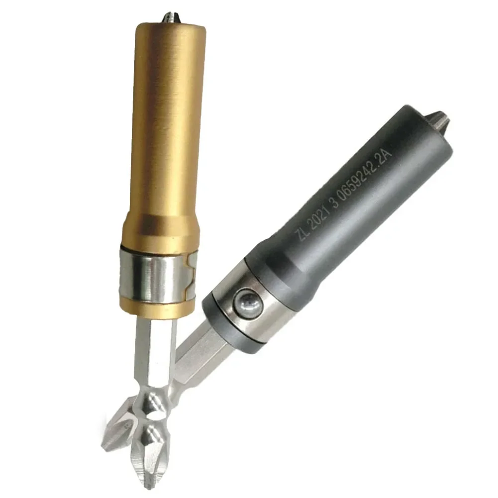 2 In1 Screwdriver And Extension Rod Magnetic Cross Screwdriver Holder Quick Installation Screw Sleeve Connecting Rod