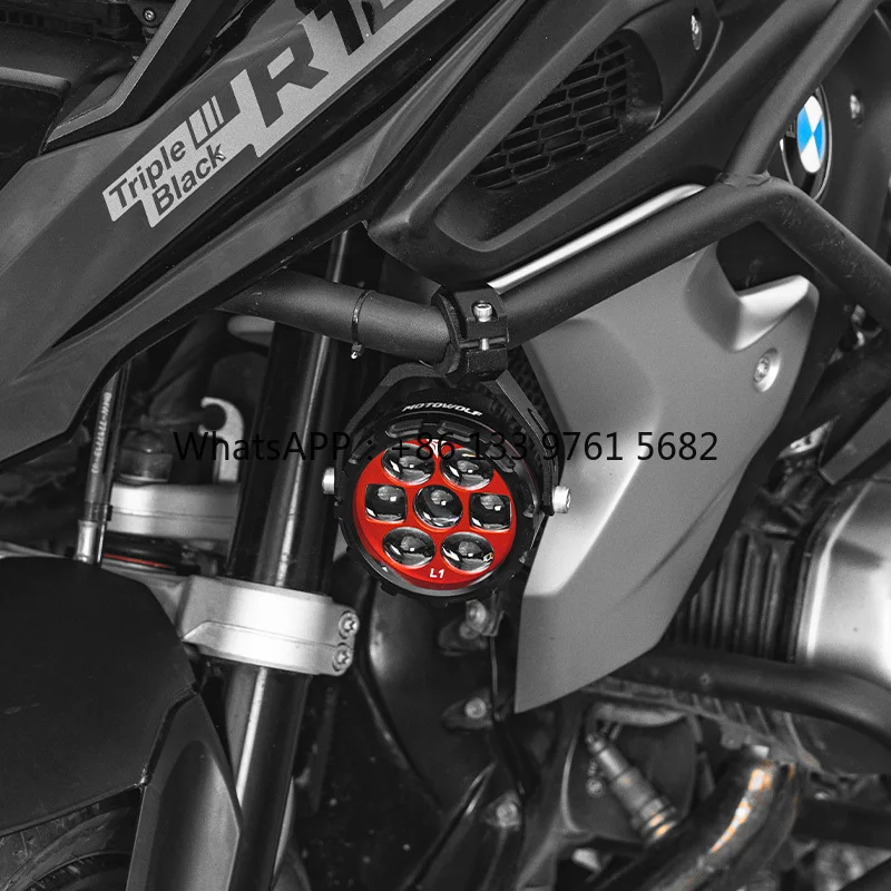 MOTOWOLF Motorradscheinwerfer mit intelligentem Lichtsteuerungssensor, geeignet für Motorräder