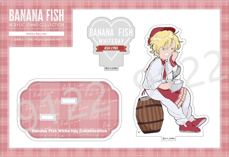 Hot Anime BANANA FISH Acrylic Sign Mini Stand Figure Stand Plate Cosplay Prop Decor Cartoons Present Friend Christmas Gifts 10cm