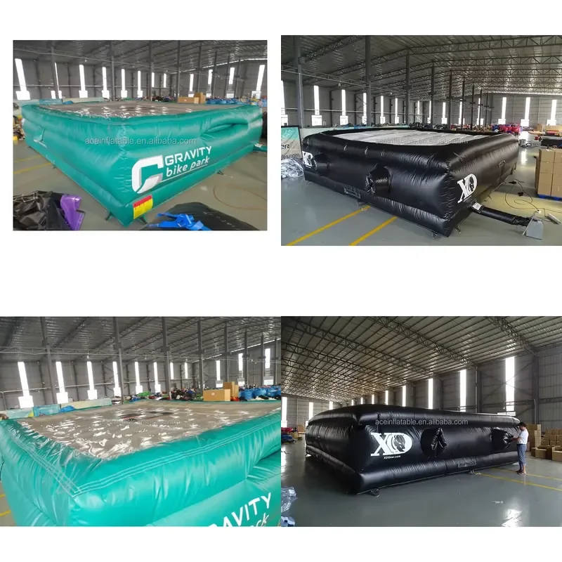 Inflatable Stunt Jump airbag Gymnastics Landing Trampoline Park airbag Inflatable airbag Crash Mat