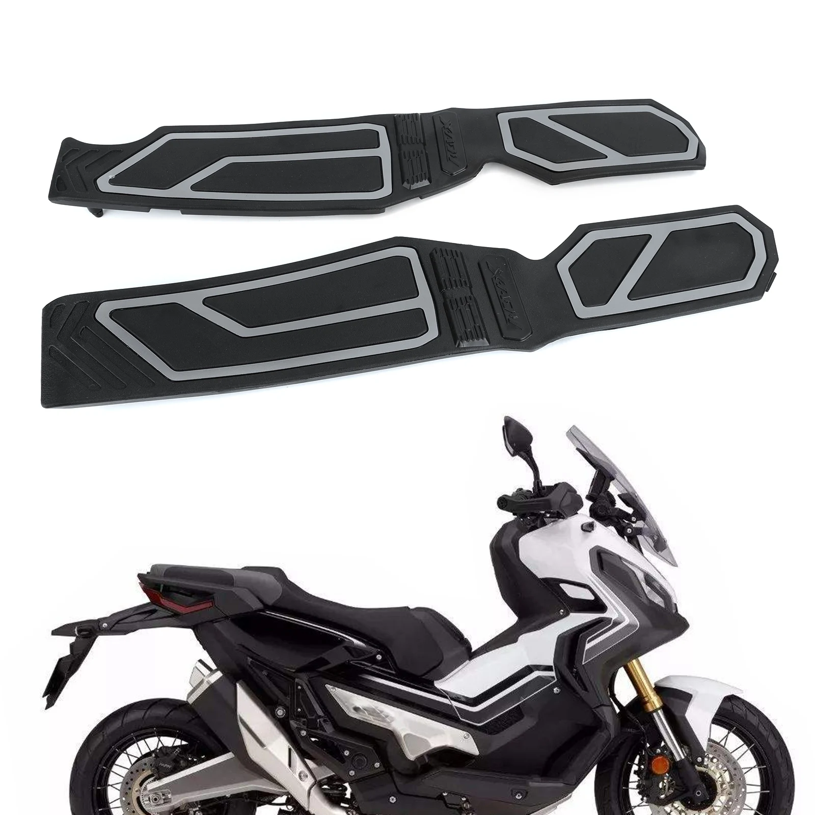 Areyourshop Footboard Foot Rest Pad Peg Pedal Mat Plate For Honda X-ADV 750 XADV 750 17-20 Ti