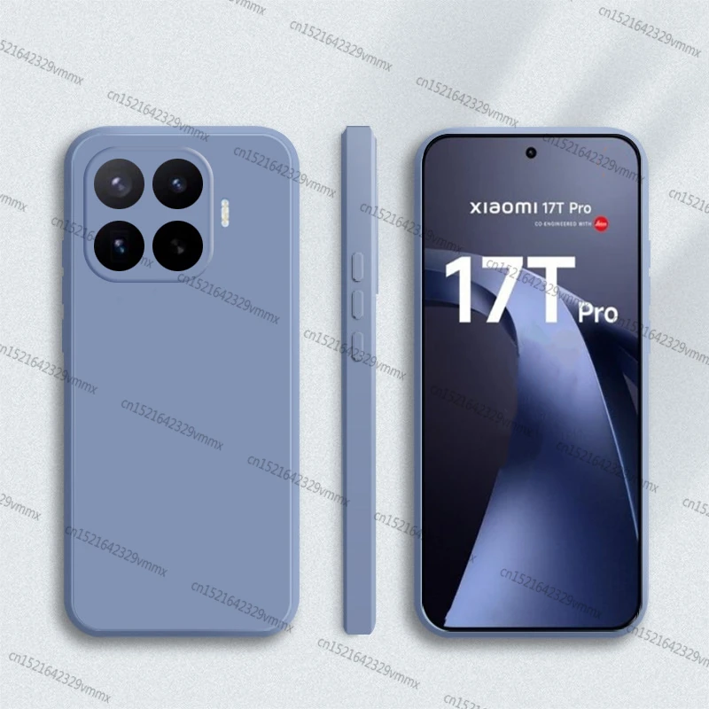 Original Liquid Silicone Phone Case For Xiaomi 17T Pro Case For Xiaomi 17T Pro Shockproof Back Cover For Xiaomi 17T Pro Case
