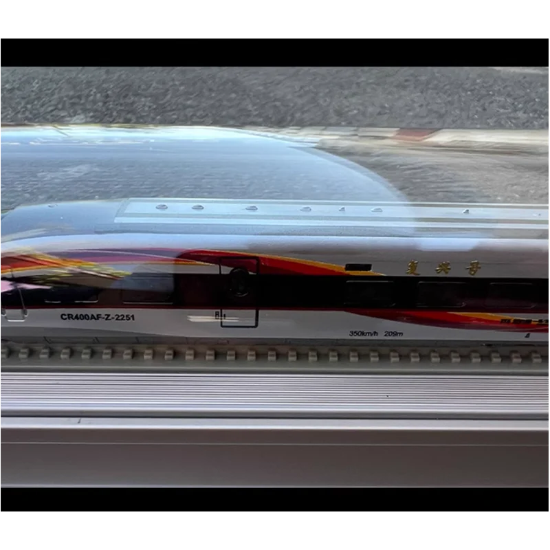 Diecast 1:160 Scale Fuxing High Speed Railway Intelligent Multiple Unit CR400AF-Z Imitation Simulation Model