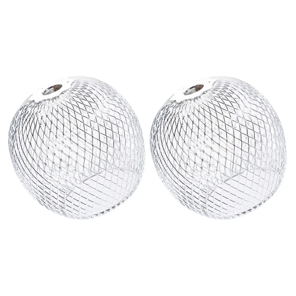 

2 шт. металлический абажур в открытом стиле, чехлы для подвесных потолочных вентиляторов, прочное мастерство, подходящие для гостиной, спальни