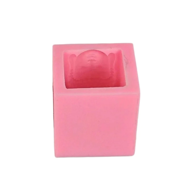 Cubic Tealight Holder Molds Tealight Base Molds for Crafting Holder