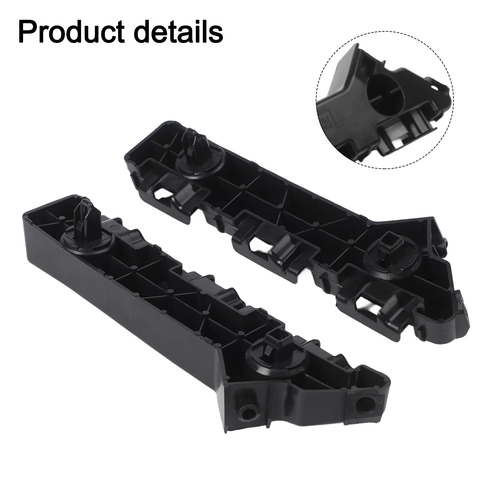 

Передний бампер автомобиля, левый и правый фиксированные кронштейны для Chrysler, передний бампер автомобиля, левый и правый фиксированный кронштейн, автомобильные аксессуары