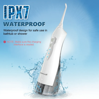 Dental Flosser Cordless for Teeth Cleaning - 3 Modes Oral Irrigator 300ML Braces Flossers Cleaner, Rechargeable IPX7 Waterproof