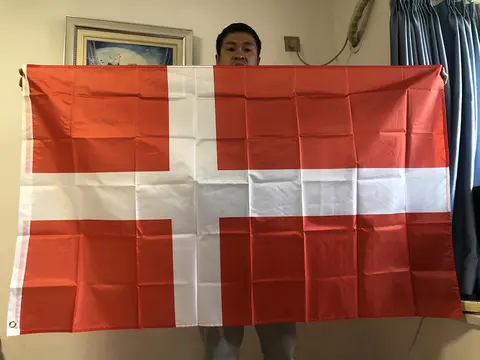SKY FLAG  Denmark Flag90*150cm High Quality Polyester hanging banner 5*3 FT  DNK DK Danmark Denmark flag