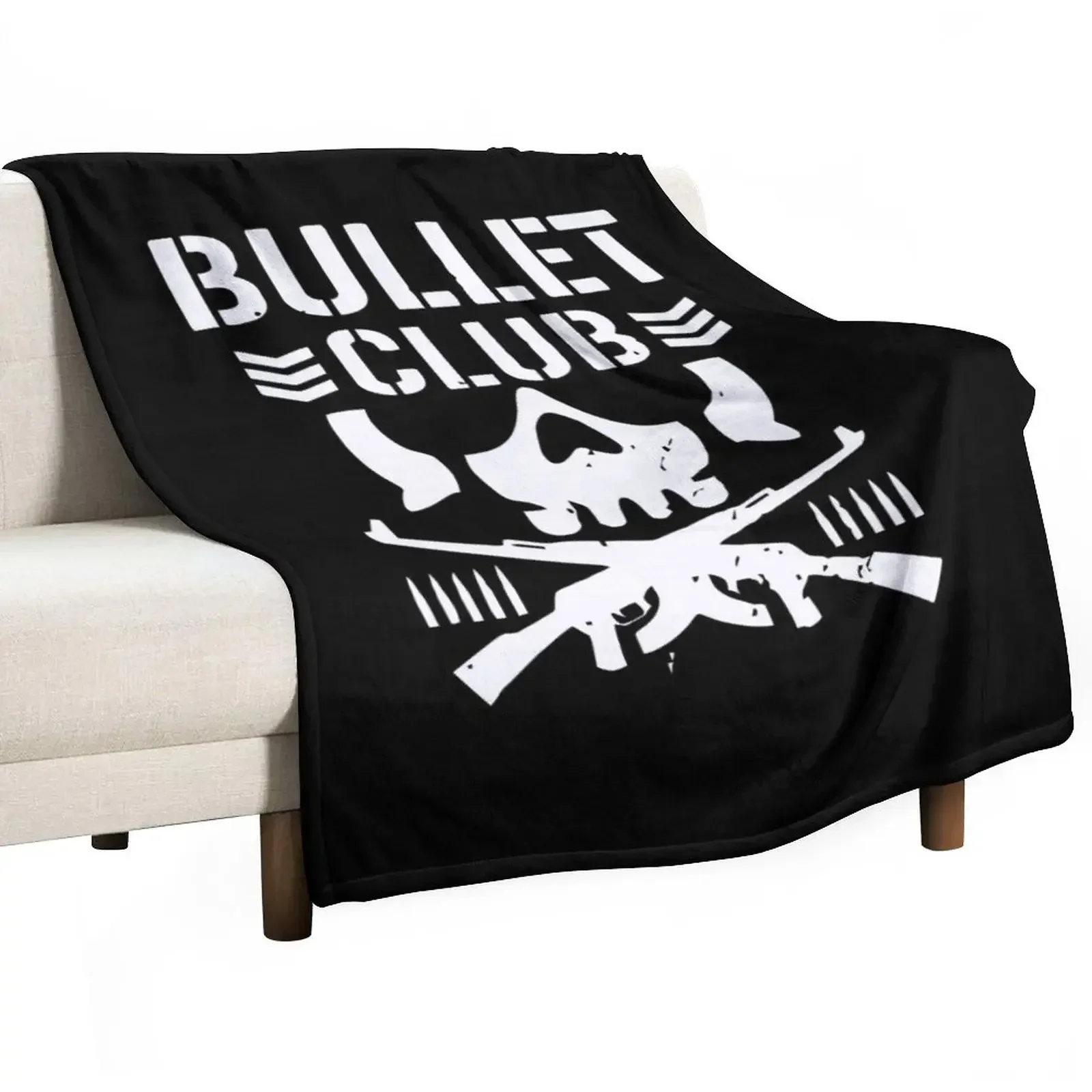 Bullet Club Throw Blanket Large Polar Summer Blankets