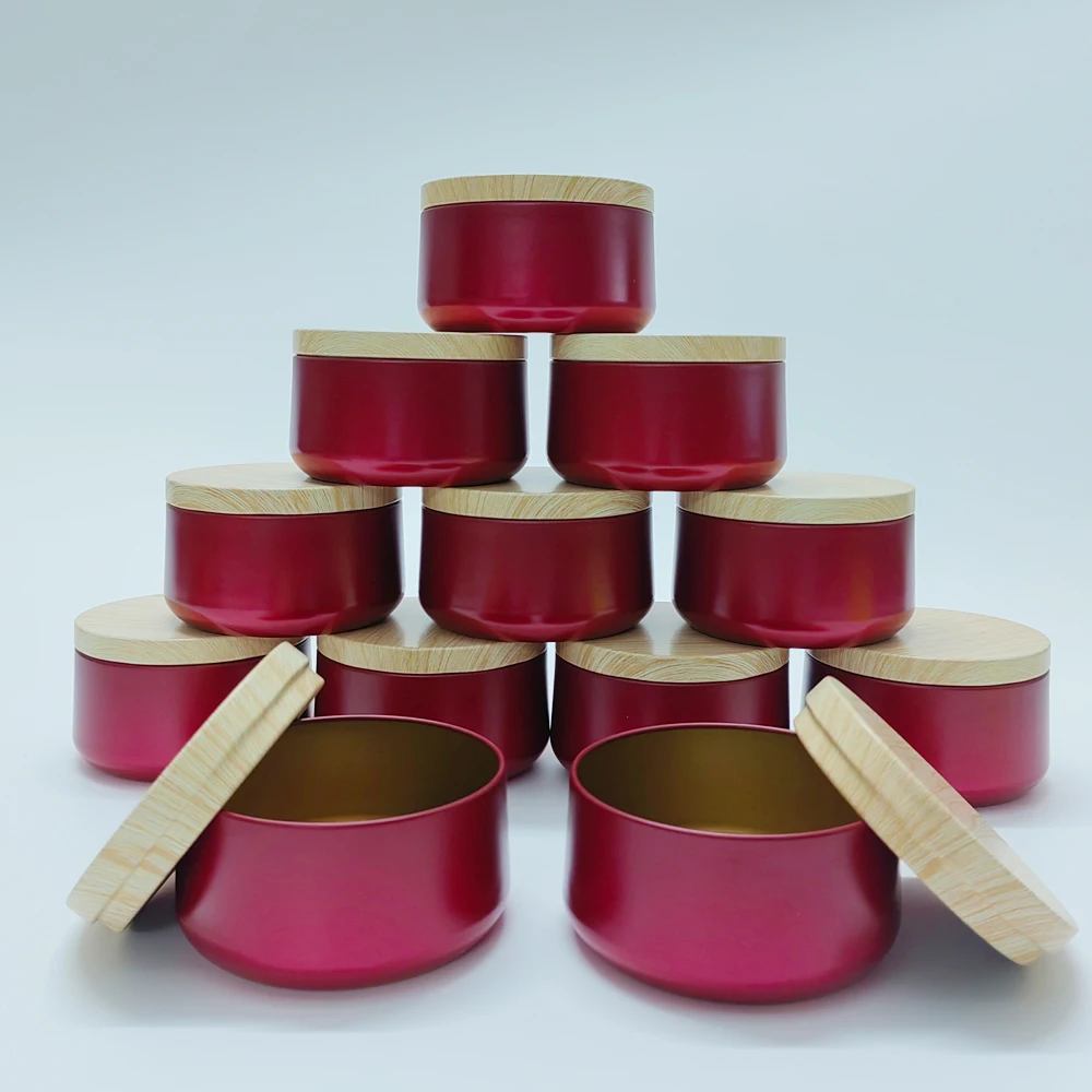 Imagem -03 - Vazio Tin Candle Jar com Tampas Acessório de Vela para Fazer Velas Armazenando Lanches Aromaterapia 6oz 12 Pcs por Lote