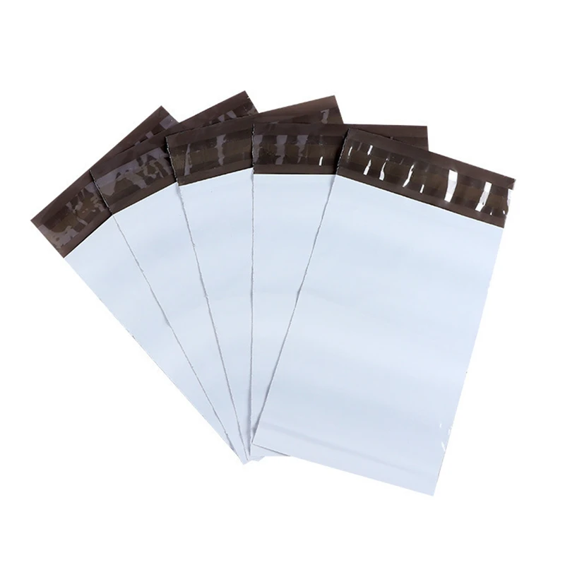 20Pcs/Lot White Adhesive Courier Bags Storage Bags Plastic Mailing Bags Packaging Bags for Widths 12/16/17/20/25/30cm