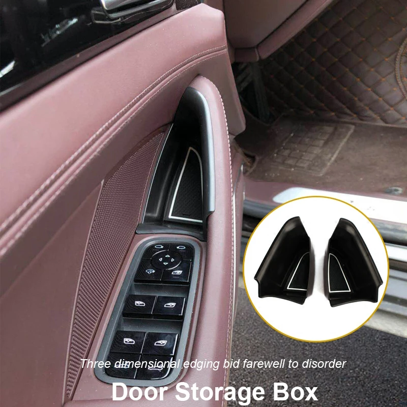 

For Porsche Panamera 971 2017 2018 2019 2020 2021 2022 2023 2024 Car Door Handle Armres Storage Box Interior Modification