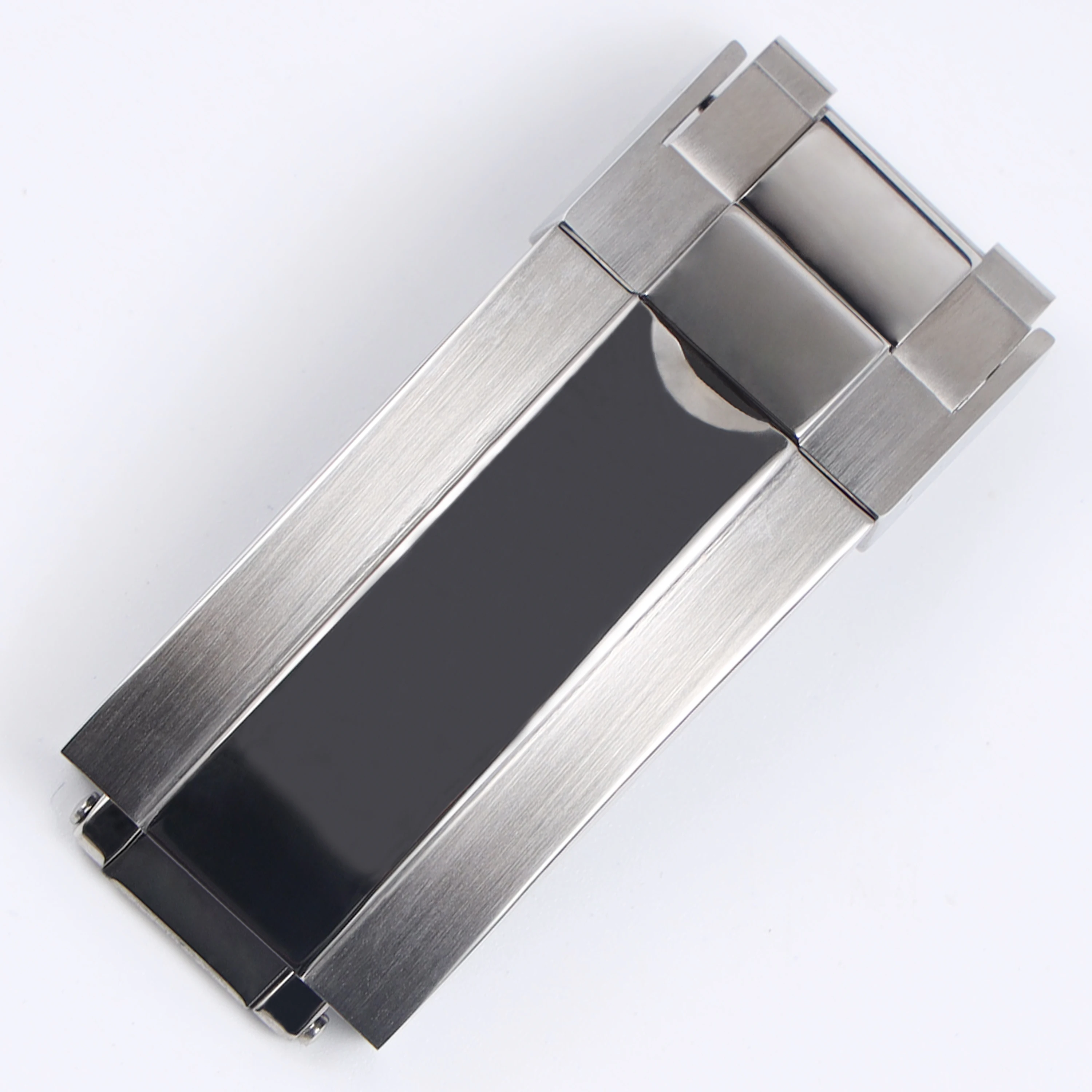 high quality 9*16mm silver black gold solid stainless steel deployment watch clasp for Rolex GMT Submariner Daytona metal buckle