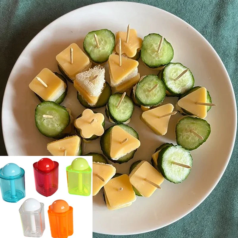 5Pcs/Set Canape Mold 5.5 CM High Multicolored Double Bubble Cake Mold Baking Tool Kitchen Gadget Baking Accessories
