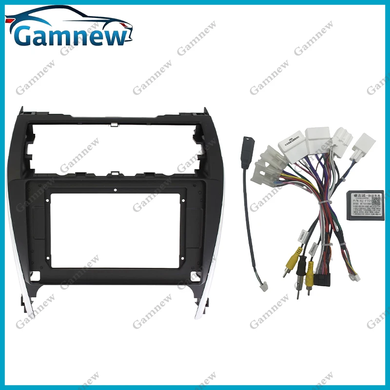 Afbeelding 3: 10 Inch Auto Frame Fascia Canbus Box Adapter Android Radio Dash Fitting Panel Kit Voor Toyota Camry XV50 2011-2015