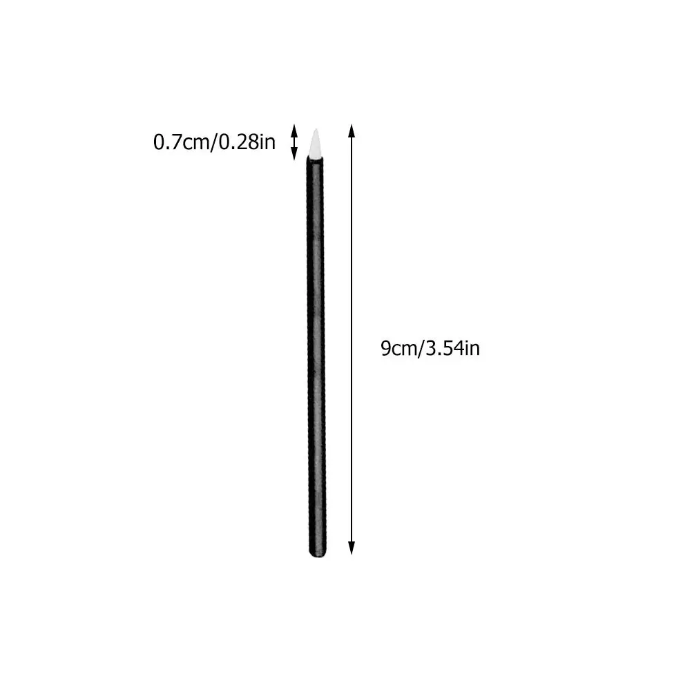 Penna per eyeliner usa e getta da 100 pezzi Testa in fibra Pratico trucco per occhi Stick portatile leggero per salone professionale e uso domestico