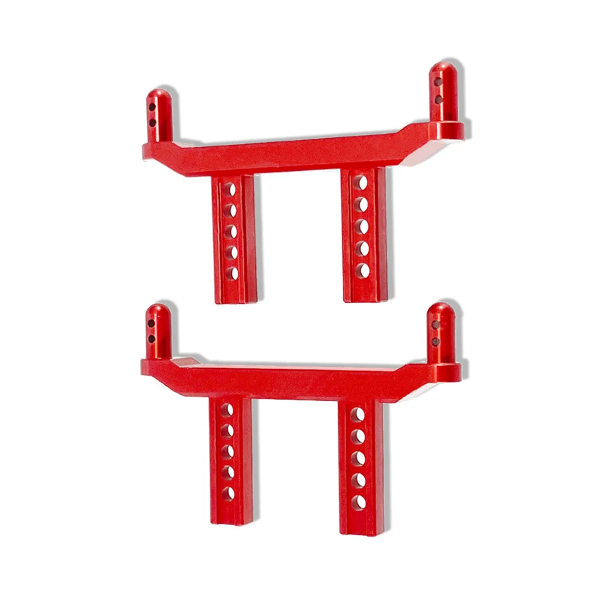 Aluminium Alloy Front and Rear Body Mount Post for SCY 1/16 16101 16102 16103 16101PRO RC Car Upgrade Parts Red_A83M