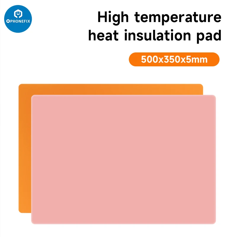 Xinzhizao Heat Insulation Repair Pad Soldering Station Mat Soft Silicon Welding Maintenance Platform Working Pad 500mm X 350mm