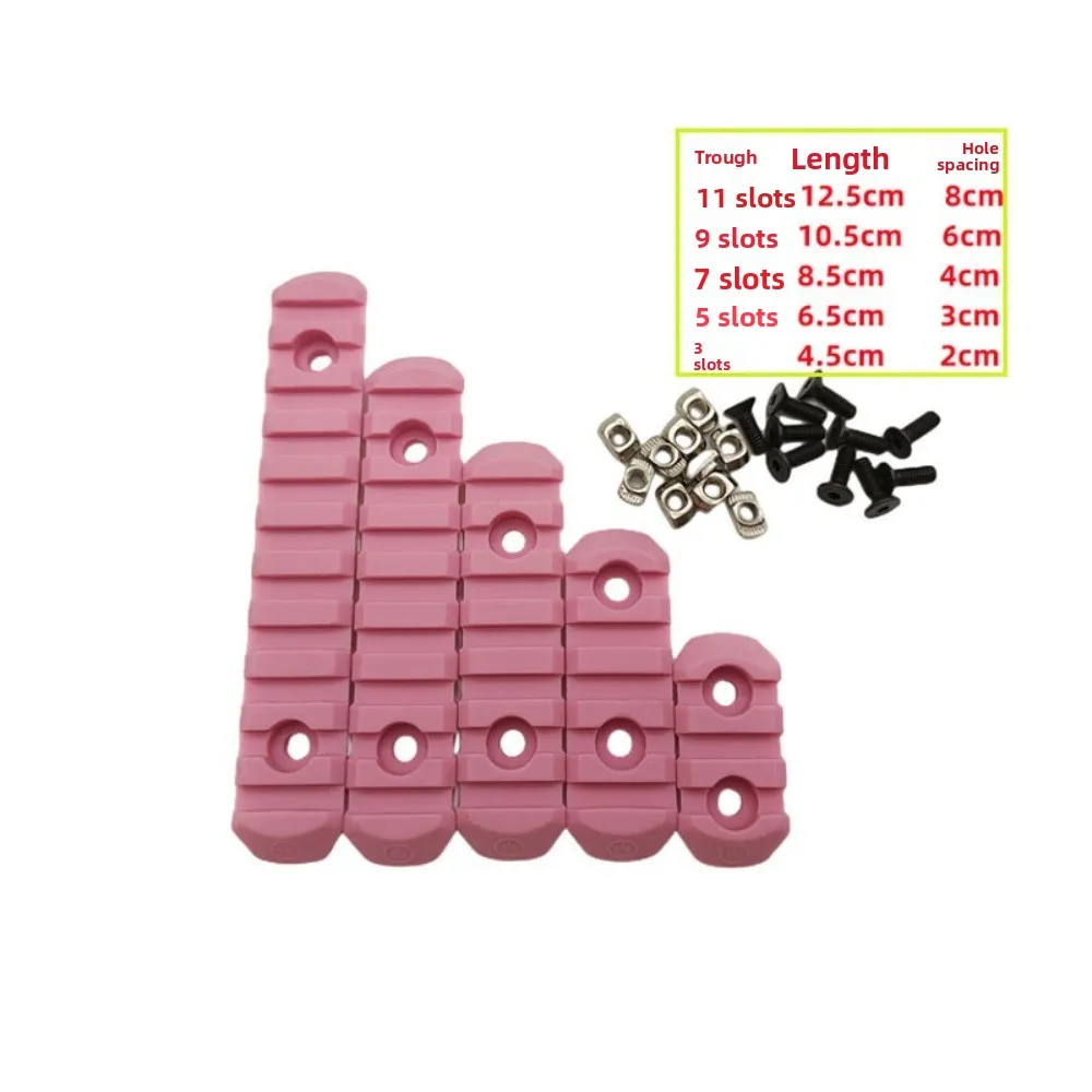 

Outdoor goods rail accessories 20mm pickatin mlokMOE nylon rail wood protection