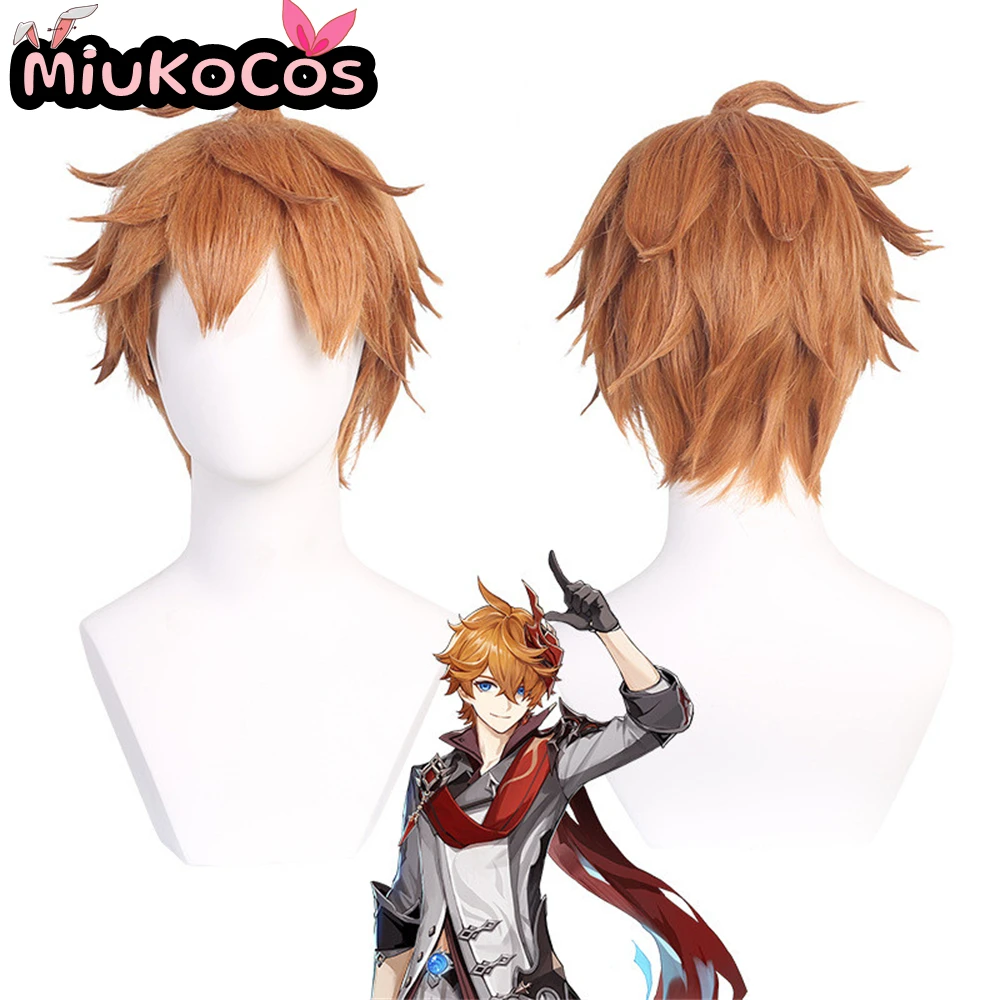 

IN STOCK Tartaglia Cosplay Wig Miukocosplay Game Genshin Impact Cosplay